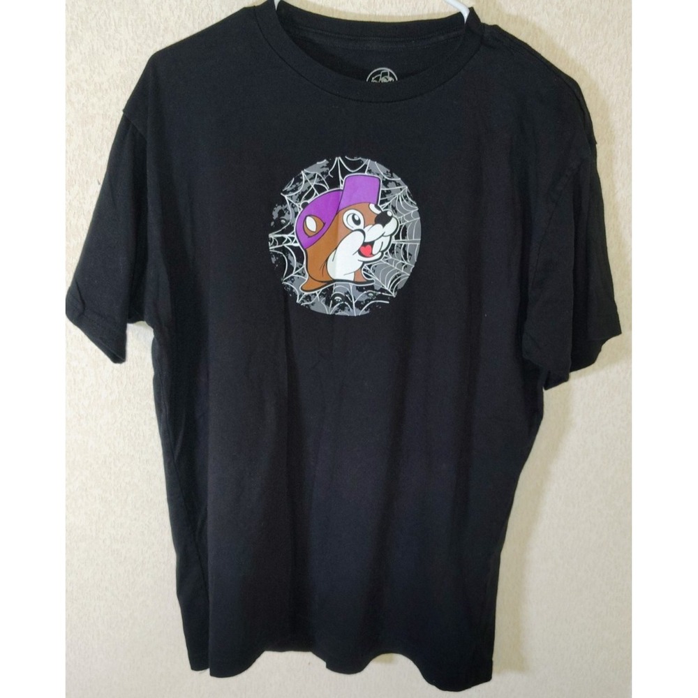 Buc-ee's 2025 Halloween Put A Spell On Me Double Sided Men's Black Shirt L